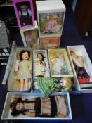 Migliorati, Pedigree and others, assorted dolls,: all boxed.