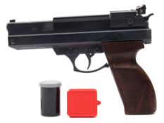 A BSA 240 Magnum .177 air pistol in original box with instructions:.