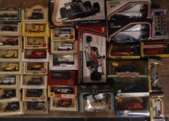 Corgi, Corgi Classics, LLedo and others: assorted diecast vehicles, including racing cars, buses,