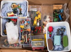 Britains, Crescent and other makes, a collection of diecast figures:,