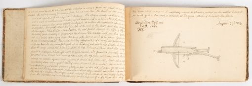 A 19th century scrap album circa 1860's/70's containing British Commonwealth and Foreign share