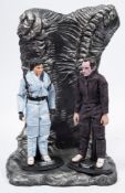 Two loose 1/6th scale Aliens figures 'Warrent Advisor Ellen Ripley' and 'Science Officer Bishop':,