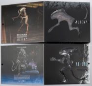 A Hot Toys 1/6th scale Alien 3 'Dog Alien ' box and an Aliens 'Alien Warrior ' box:, (incomplete).