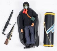 An Action Man Sabotage figure together with 'Special Mission Pod':,