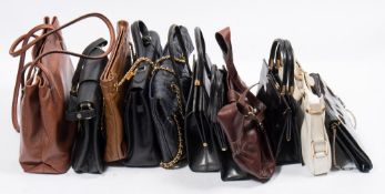A collection of various English and European handbags:, various makers including Unicorn,