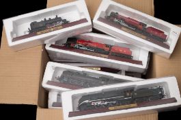 A group of nineteen Atlas Editions Collectable Scale model static trains:,