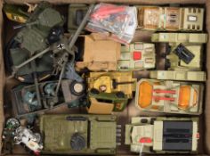 Matchbox, Dinky and others, a group of military and space vehicles:,