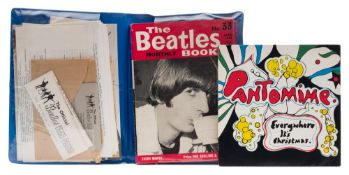 A small group of Beatles Fan Club memorabilia:,