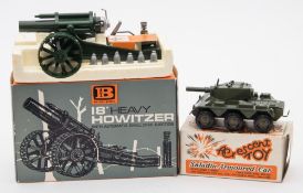 Britains Set 9740 18 inch Heavy Howitzer in original box:, with card packing inserts,