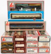 Lima and others, an OO/HO gauge container terminal: together with assorted passenger coaches,