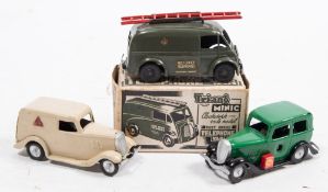 A Tri-ang Minic clockwork plastic Morris Commercial 'Post Office Telephones' van in green with