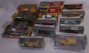 Dinky, 1:25 No 2162 Ford Capri:, No 2253 Ford Capri Police Car, No 2214 Ford Capri Rally special,