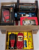 Burago, Maisto, Shell and others, assorted diecast vehicles: various scales including E type Jaguar,