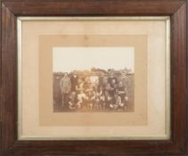 A group of five early 20th century team photographs including 'Pembroke College 1st Hockey XI