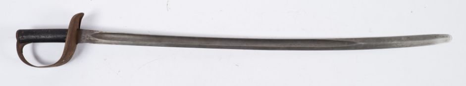 A War Department issue 1885 pattern cavalry trooper's sword:,