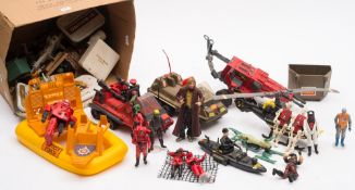 A collection of various Action Man 'Action Force' figures and vehicles:.