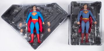A Hot Toys 12 inch figure of Christopher Reeve 'Superman The Movie' :,