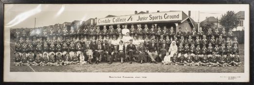 A group of early 20th century sporting photographs and prints:,
