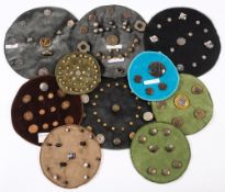 A set of twelve copper sporting or livery buttons:, in two sizes,
