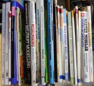 A collection of assorted reference books relating to scale model figures:,