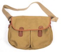 A 'Geldeburn' canvas and leather game bag by Brady, Halesowen:,