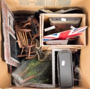 A small group of various 1/6th scale interior/exterior dioramas and miscellaneous accessories:,