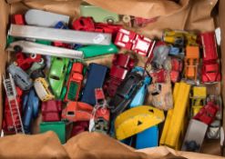 Merlin and others a collection of hollow cast cars, vans and lorries:, (mostly re-painted).