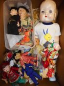A collection of assorted dolls: including Chinese dolls,