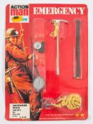A Palitoy carded Action Man Emergency 'Underground Rescue' set No 34526:.