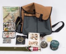 An Orvis graphite rod:, together with an Orvis 'Battenkill III' reel,