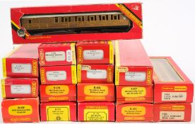 Hornby Railways, a collection of OO/HO gauge passenger coaches: various liveries, all boxed. (16).