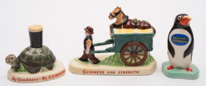 A Carlton Ware penguin figure 'Draught Guinness':, 9.