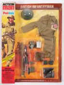 A Palitoy Action Man British Infantryman locker box carded outfit:,