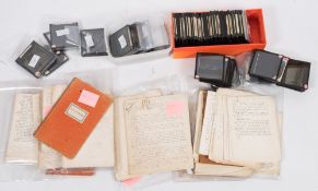 A collection of 3 inch diapositive lantern slides , including Maritime subjects:, Icebergs,