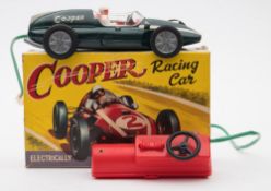 An Elm Toys Empire Made 'Cooper Racing Car' with remote control in original box:,
