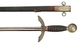 A Third Reich Period Luftwaffe Officer's sword by Carl Eickhorn:,