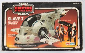 A Palitoy vintage Star Wars Empire Strikes Back 'Slave I Bobba Fett's Spaceship':,