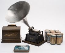 An Edison Gem phonograph:,