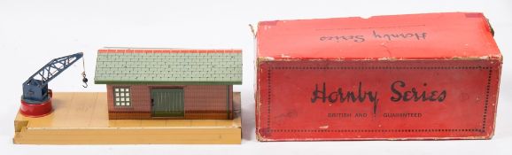 Hornby, an O gauge Good Platform: version with tan base, boxed.