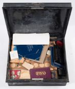 An extensive collection of British coins:, including George III cartwheel penny, crowns,