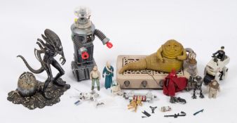 A small group of Palitoy/Kenner Star wars figures: ,including Jabba the Hutt,