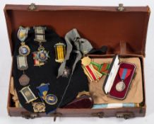 A collection of RAOB silver gilt and enamel jewels,