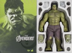 A Hot Toys 1/6th scale Avengers 'Hulk' figure:, complete in original box and outer packing.