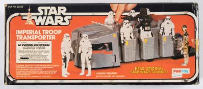 A Palitoy vintage Star Wars Imperial Troop Transporter in original box:.