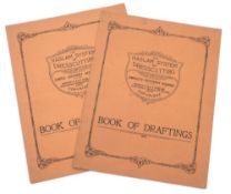 Two Volumes 'Book of Draftings' The Haslam System of Dresscutting No 1 & No 2:,