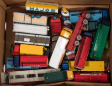 Corgi , Dinky and others a collection of commercial vehicles and tankers:,