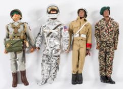 A group of four Action Man figures:, comprising two Tom Stone figures,