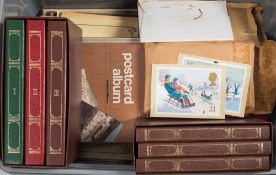 A collection of post World War Two photographic postcards,