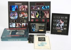Three sets of framed 35mm film cells:, Star Wars 'Empire Strikes Back', 'Alien',