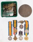 A WWI trio to 'W M Marshall Sto 1 6865 RCN HMCS NIobe':,